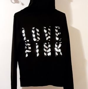 VS PINK BLING ZIP UP HOODIE